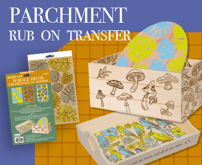 PARCHMENT RUB ON TRANSFER