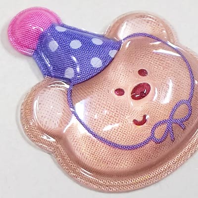 Crystal Embossed Stickers