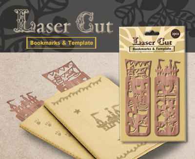 Laser Cut Bookmarks & Template