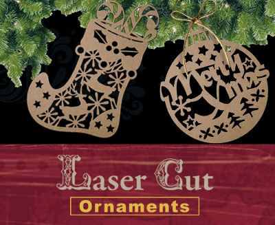 Laser Cut Ornaments