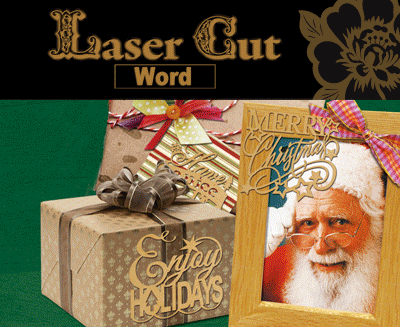 Laser Cut Word